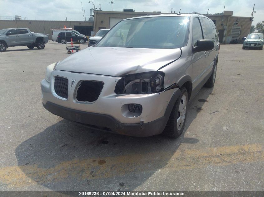 2007 Pontiac Montana Sv6 Ext VIN: 1GMDV23W27D163391 Lot: 20169236