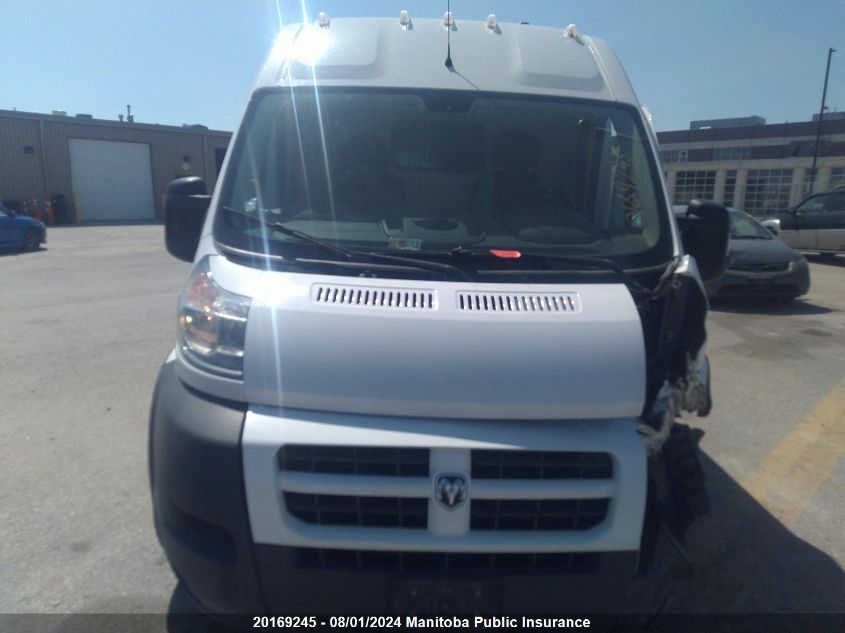 2014 Ram Promaster 3500 Cargo Van Ext VIN: 3C6URVHG4EE113817 Lot: 20169245
