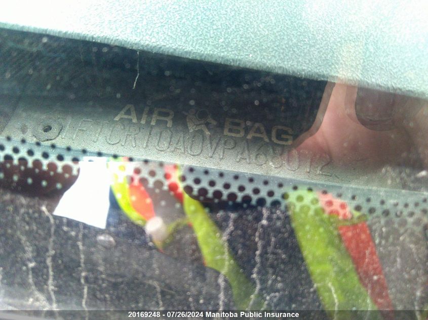 1997 Ford Ranger VIN: 1FTCR10A0VPA68072 Lot: 20169248