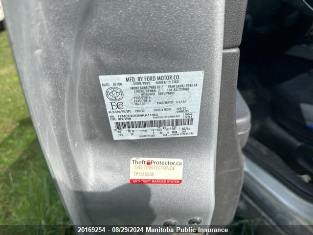 2009 Ford Escape Xlt V6 VIN: 1FMCU93G59KA11362 Lot: 20169254