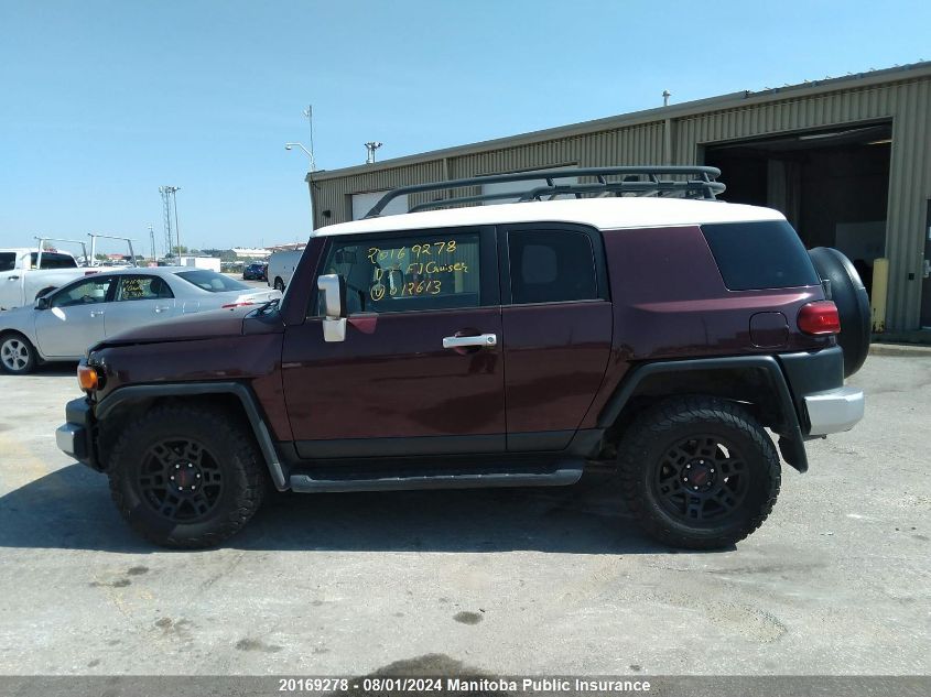 2007 Toyota Fj Cruiser VIN: JTEBU11F970012613 Lot: 20169278