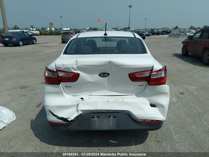 2017 Kia Rio Lx VIN: KNADM4A34H6057118 Lot: 20169293