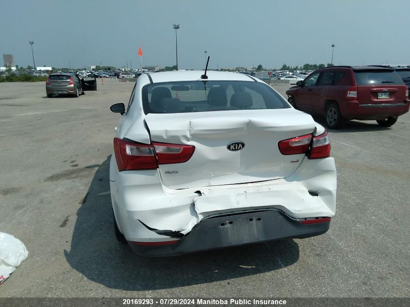 2017 Kia Rio Lx VIN: KNADM4A34H6057118 Lot: 20169293