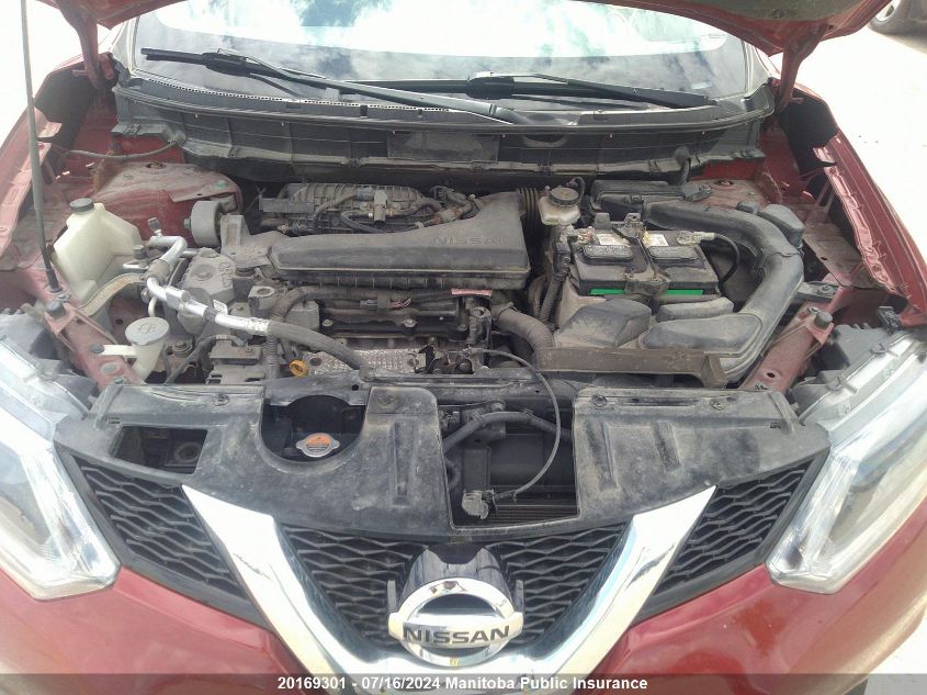 2015 Nissan Rogue Sv VIN: 5N1AT2MM7FC784653 Lot: 20169301