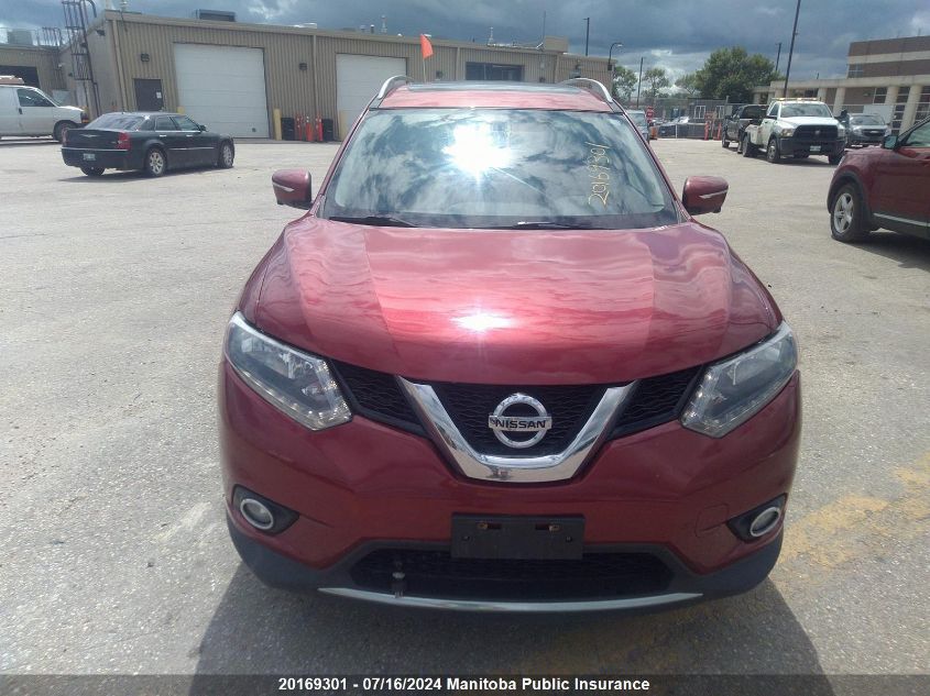 2015 Nissan Rogue Sv VIN: 5N1AT2MM7FC784653 Lot: 20169301