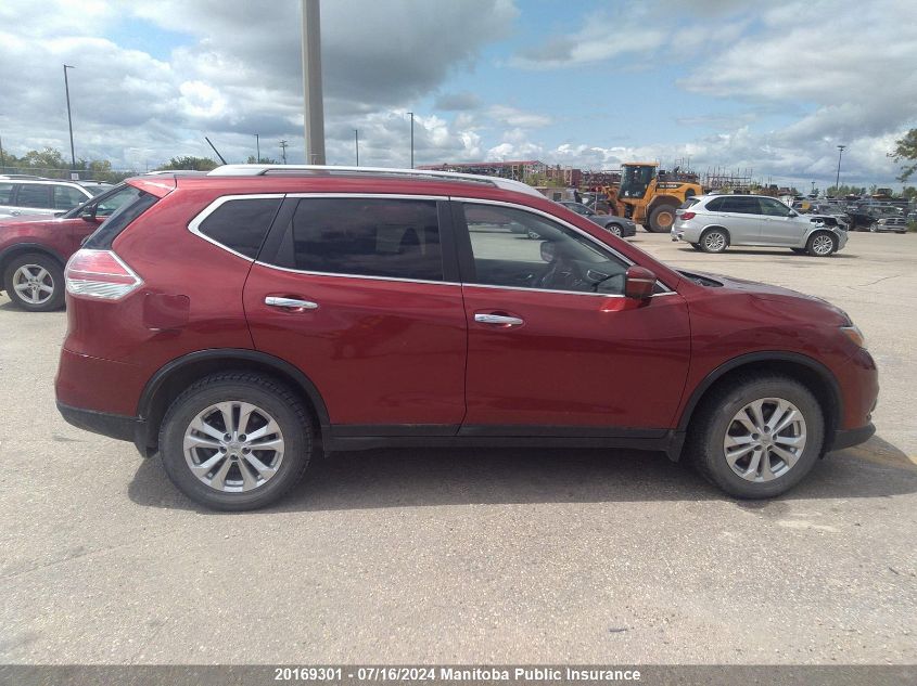 2015 Nissan Rogue Sv VIN: 5N1AT2MM7FC784653 Lot: 20169301
