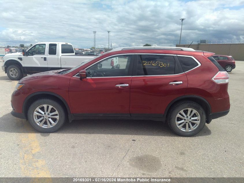 2015 Nissan Rogue Sv VIN: 5N1AT2MM7FC784653 Lot: 20169301