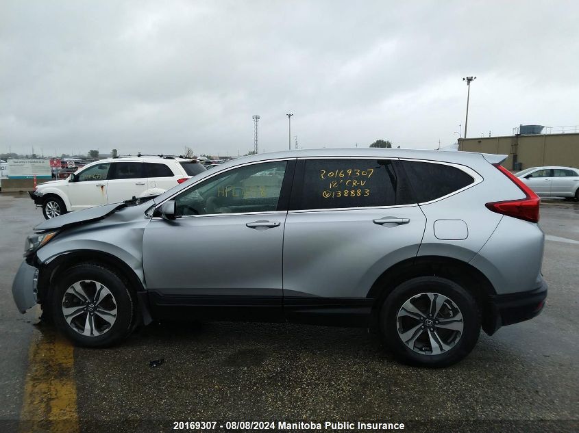 2018 Honda Cr-V Lx VIN: 2HKRW2H2XJH138883 Lot: 20169307