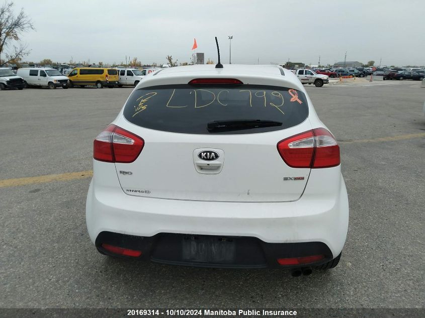 2013 Kia Rio Ex/Sx VIN: KNADN5A36D6808653 Lot: 20169314