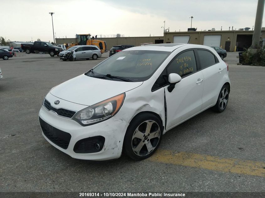 2013 Kia Rio Ex/Sx VIN: KNADN5A36D6808653 Lot: 20169314