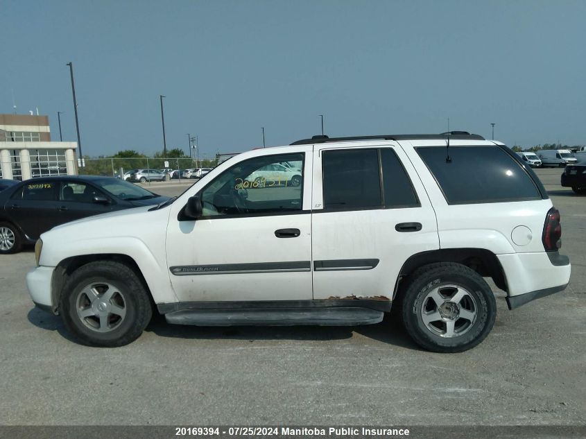 2002 Chevrolet Trailblazer VIN: 1GNDT13SX22315530 Lot: 20169394