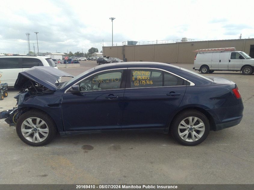 2011 Ford Taurus Sel VIN: 1FAHP2EW7BG178768 Lot: 20169410