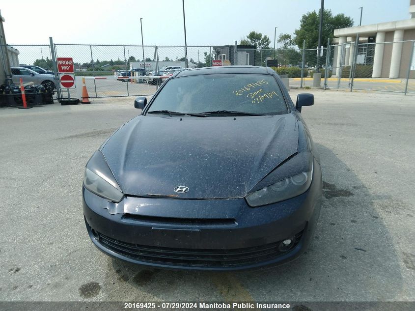 2008 Hyundai Tiburon Gs VIN: KMHHM65D68U272915 Lot: 20169425