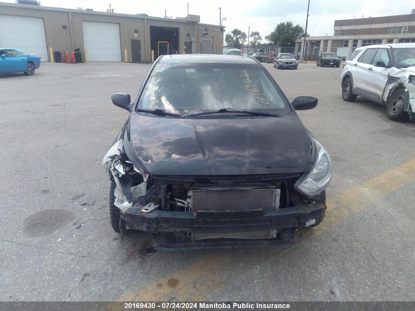 2014 Hyundai Accent Gls VIN: KMHCU5AE1EU156553 Lot: 20169430