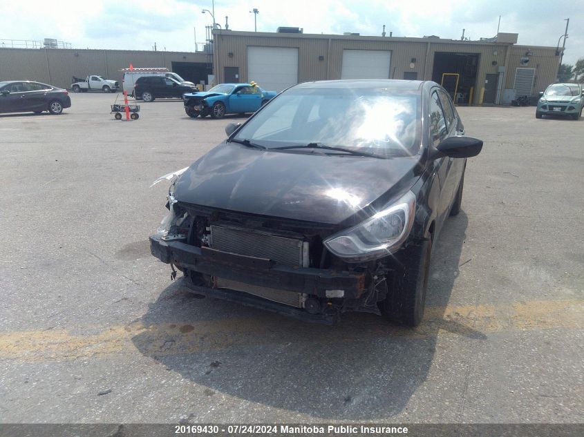 2014 Hyundai Accent Gls VIN: KMHCU5AE1EU156553 Lot: 20169430