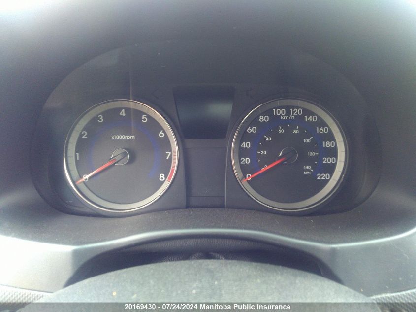 2014 Hyundai Accent Gls VIN: KMHCU5AE1EU156553 Lot: 20169430