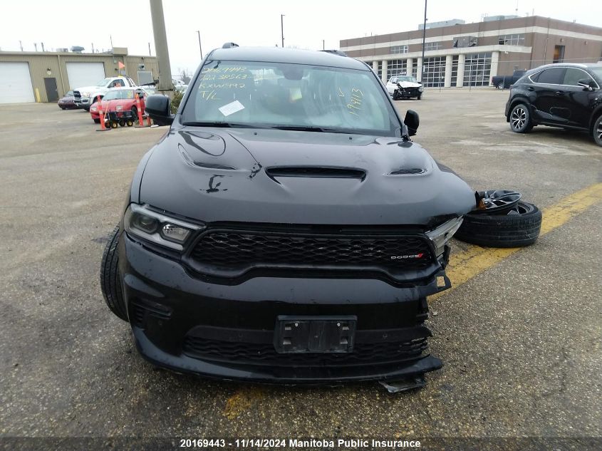 2022 Dodge Durango R/T VIN: 1C4SDJCT4NC198113 Lot: 20169443