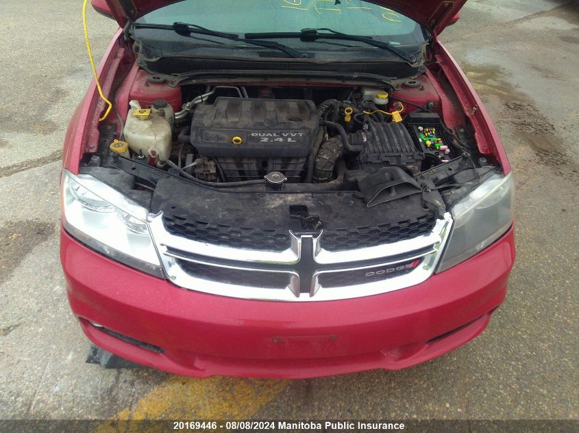 2013 Dodge Avenger Sxt VIN: 1C3CDZCB3DN675258 Lot: 20169446