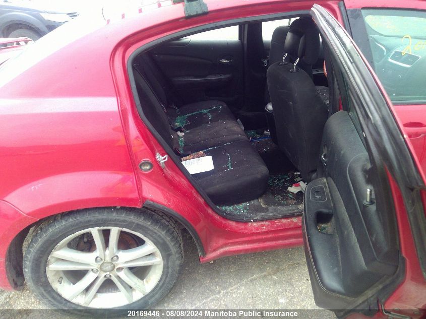 2013 Dodge Avenger Sxt VIN: 1C3CDZCB3DN675258 Lot: 20169446