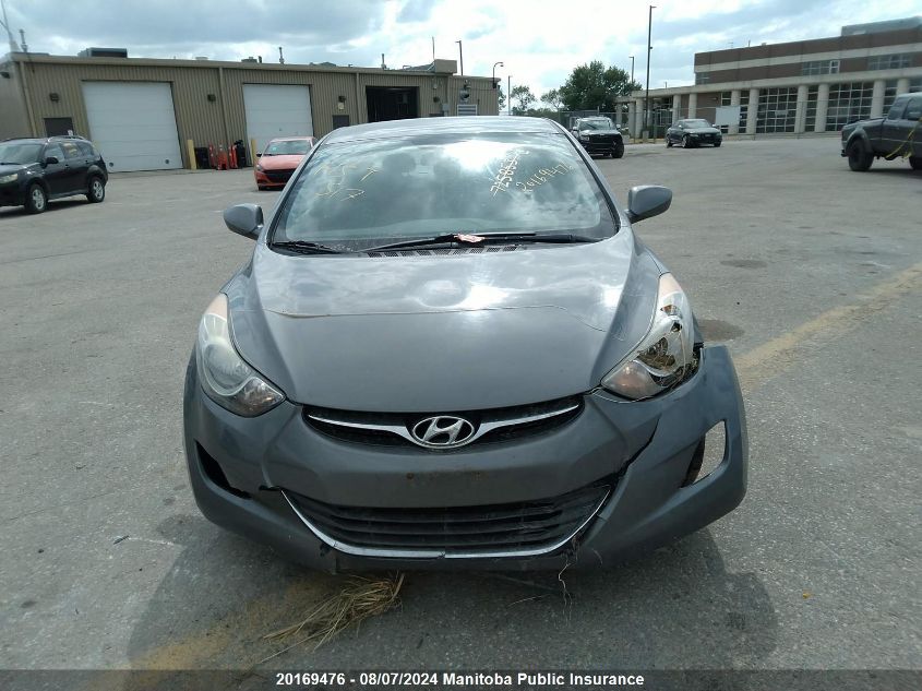 2013 Hyundai Elantra Gl VIN: 5NPDH4AE0DH356100 Lot: 20169476