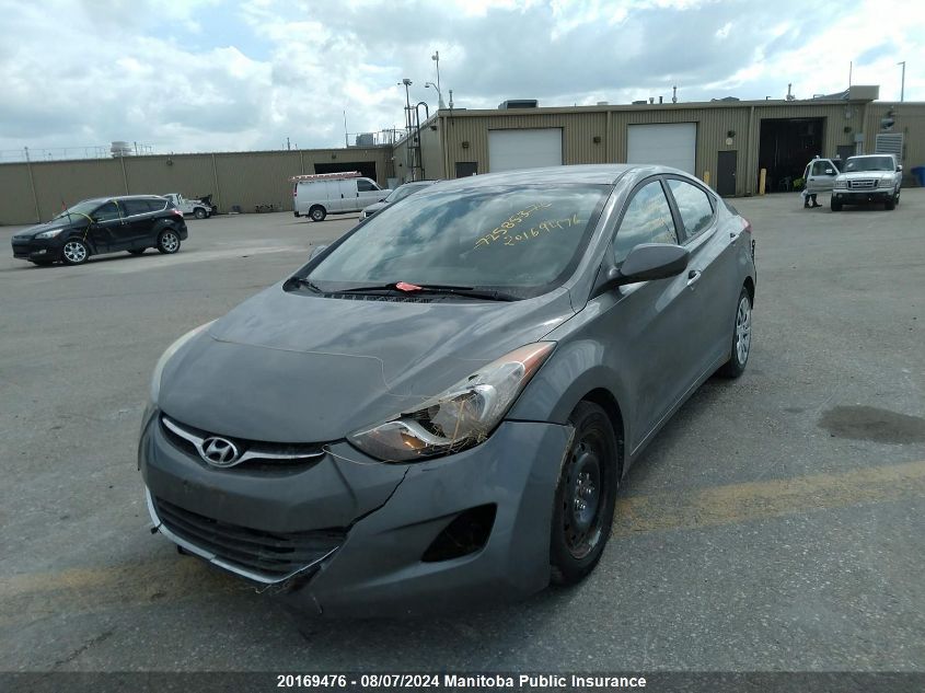 2013 Hyundai Elantra Gl VIN: 5NPDH4AE0DH356100 Lot: 20169476