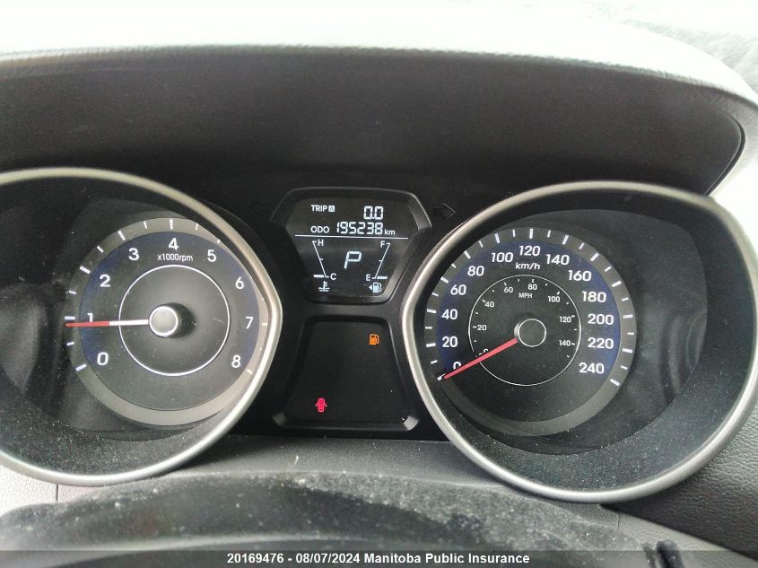 2013 Hyundai Elantra Gl VIN: 5NPDH4AE0DH356100 Lot: 20169476