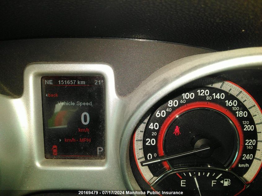 2012 Dodge Journey Sxt VIN: 3C4PDCCG1CT197202 Lot: 20169479