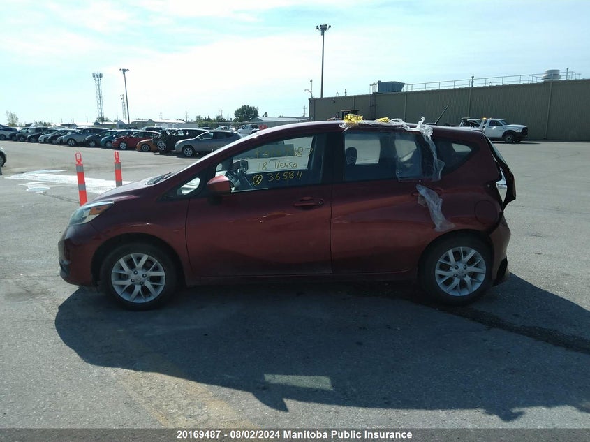 2018 Nissan Versa Note Sv VIN: 3N1CE2CP4JL365811 Lot: 20169487