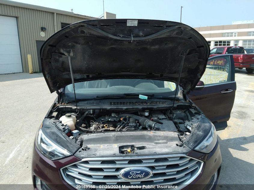 2019 Ford Edge Titanium VIN: 2FMPK4K99KBB37883 Lot: 20169558