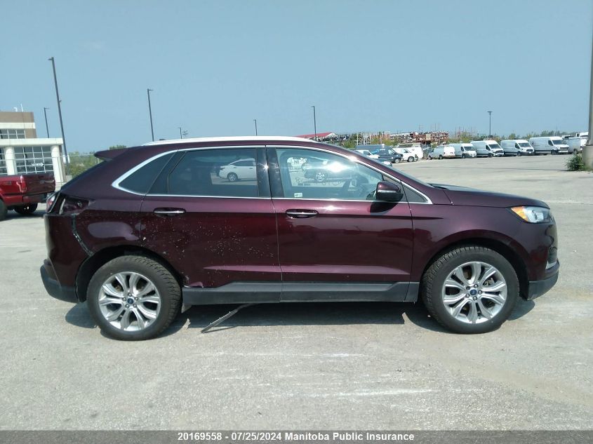 2019 Ford Edge Titanium VIN: 2FMPK4K99KBB37883 Lot: 20169558
