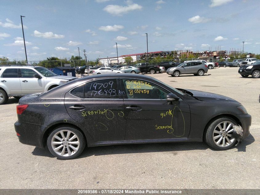 2010 Lexus Is 250 VIN: JTHCF5C21A5037454 Lot: 20169586