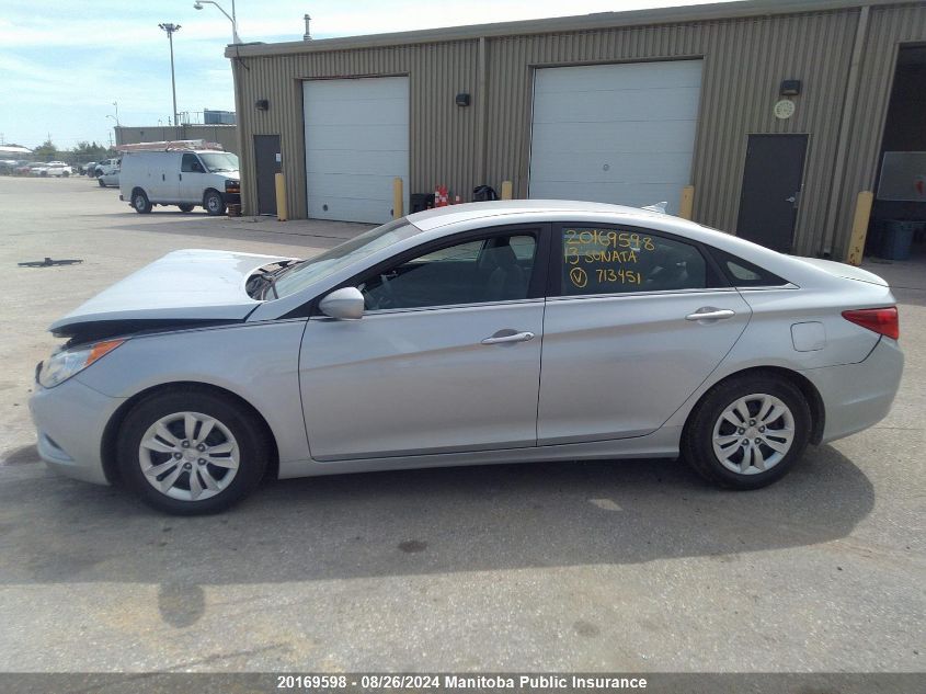2013 Hyundai Sonata Gl VIN: 5NPEB4AC1DH713451 Lot: 20169598