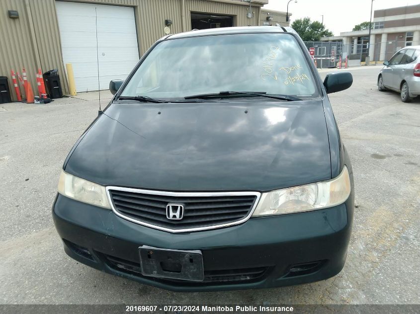 2001 Honda Odyssey Ex VIN: 2HKRL186X1H007457 Lot: 20169607