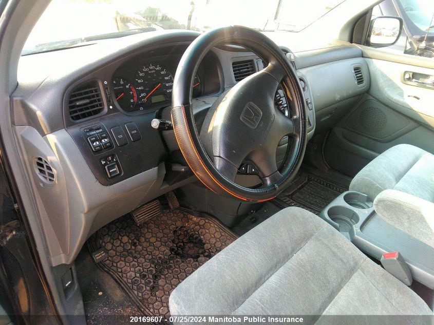 2001 Honda Odyssey Ex VIN: 2HKRL186X1H007457 Lot: 20169607