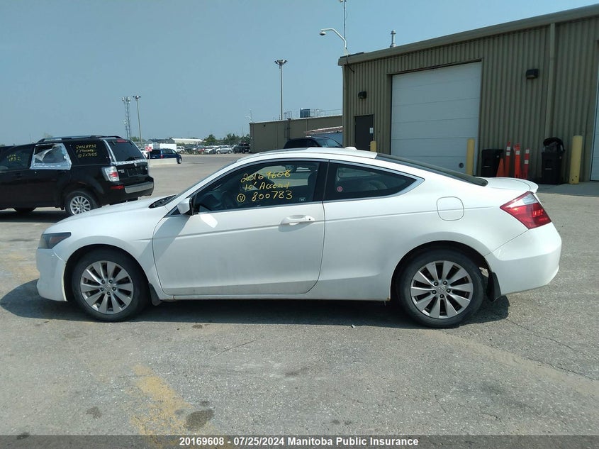 2010 Honda Accord Ex-L VIN: 1HGCS1B86AA800783 Lot: 20169608