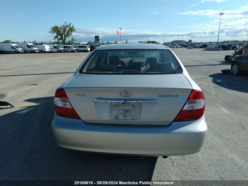 2003 Toyota Camry Le VIN: JTDBE32K130193323 Lot: 20169619
