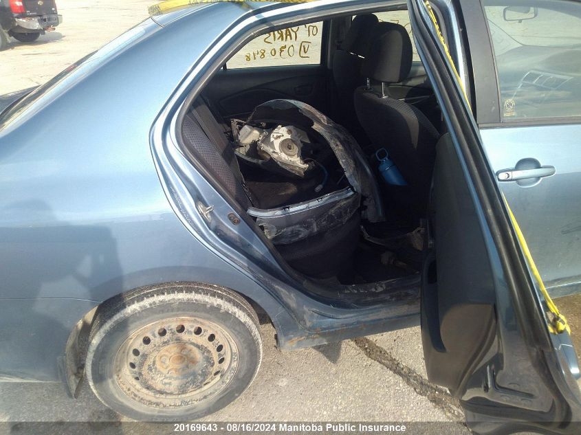 2007 Toyota Yaris VIN: JTDBT923X71030848 Lot: 20169643