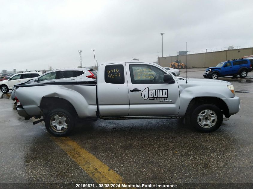 2007 Toyota Tacoma Access Cab VIN: 5TETX22N17Z321410 Lot: 20169671