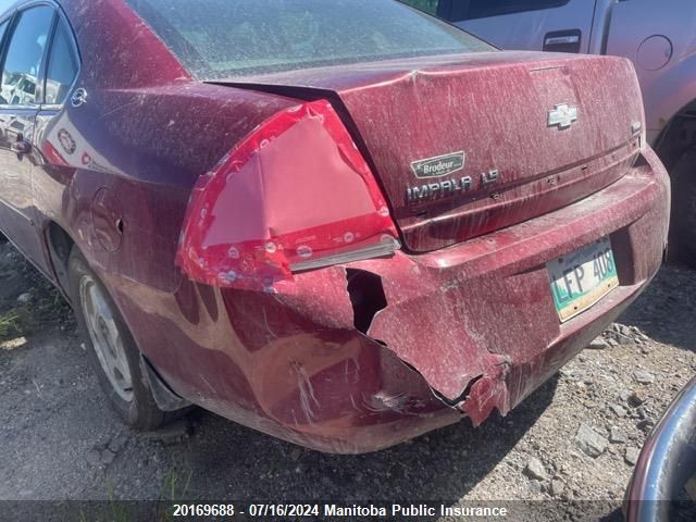 2008 Chevrolet Impala Ls V6 VIN: 2G1WB58K589156584 Lot: 20169688