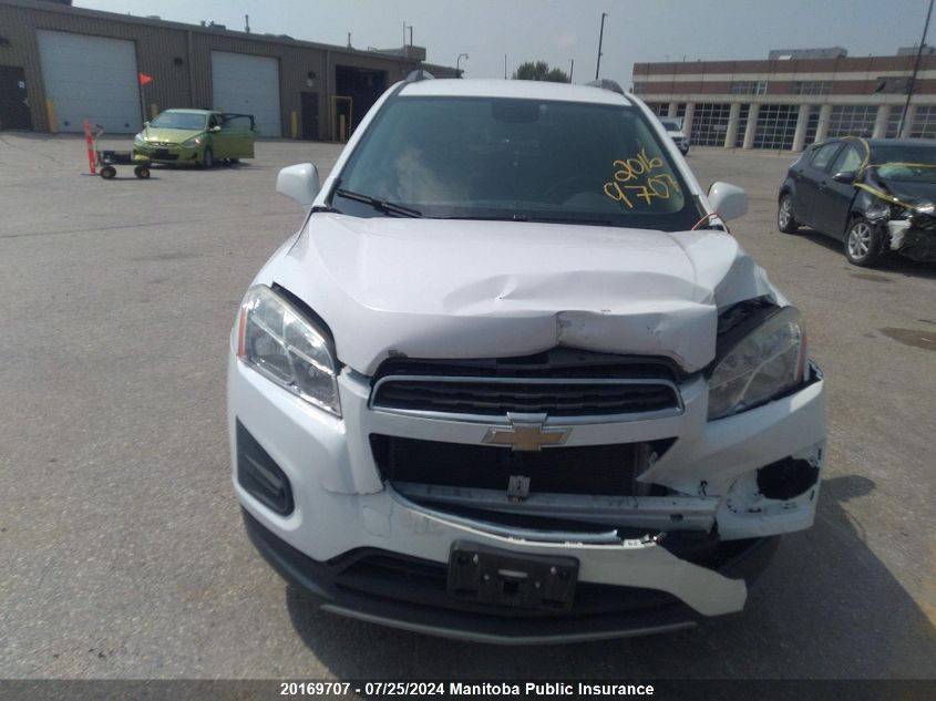 2014 Chevrolet Trax Lt VIN: 3GNCJPEBXEL136988 Lot: 20169707