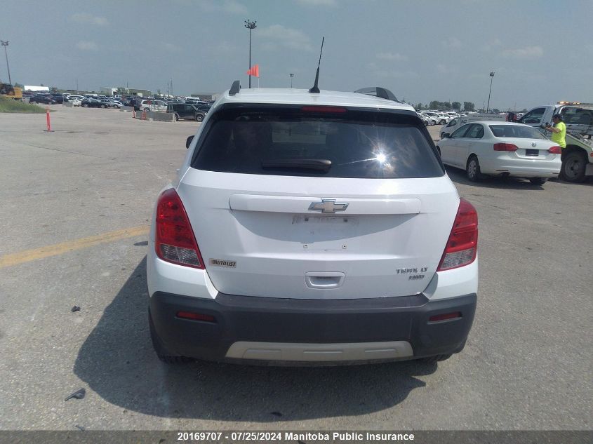 2014 Chevrolet Trax Lt VIN: 3GNCJPEBXEL136988 Lot: 20169707