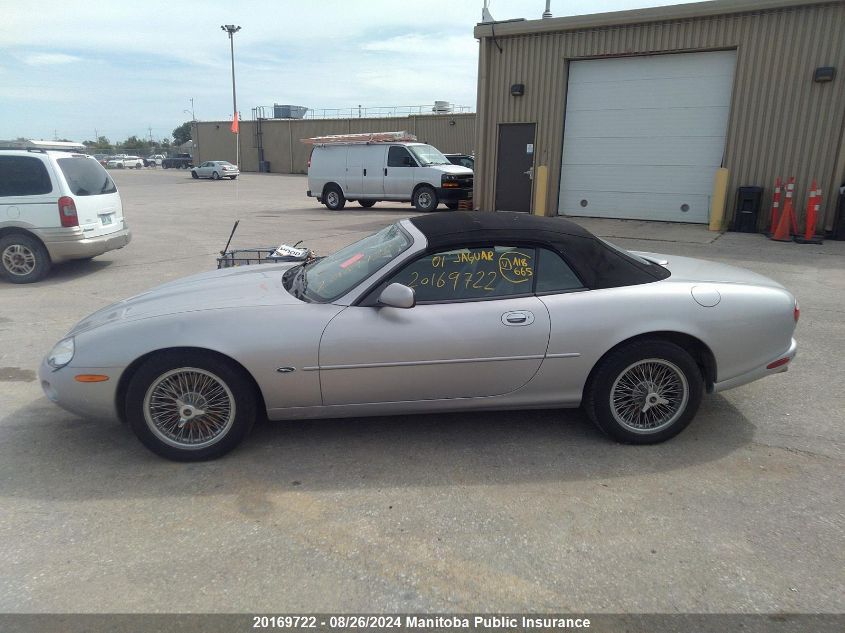2001 Jaguar Xk8 VIN: SAJFA42CX1NA18665 Lot: 20169722
