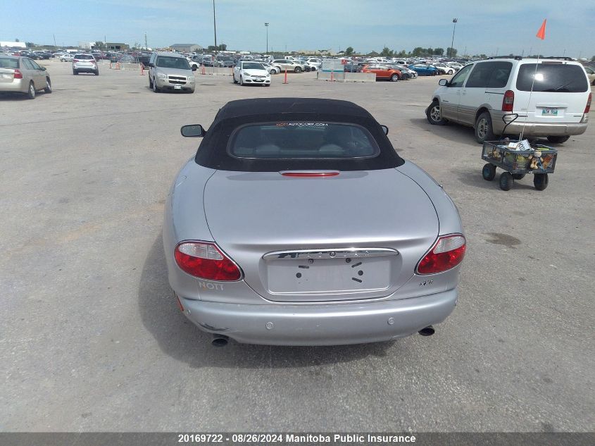 2001 Jaguar Xk8 VIN: SAJFA42CX1NA18665 Lot: 20169722