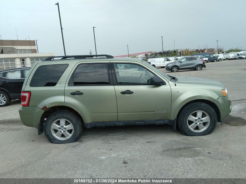 2008 Ford Escape Xlt V6 VIN: 1FMCU93178KC13050 Lot: 20169752