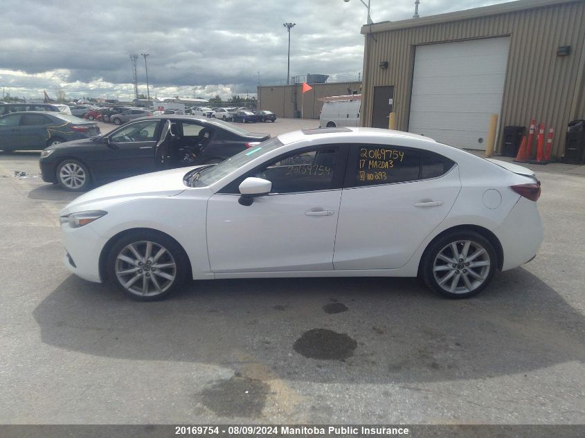 2017 Mazda Mazda3 Gt Sky VIN: JM1BN1W39H1110293 Lot: 20169754