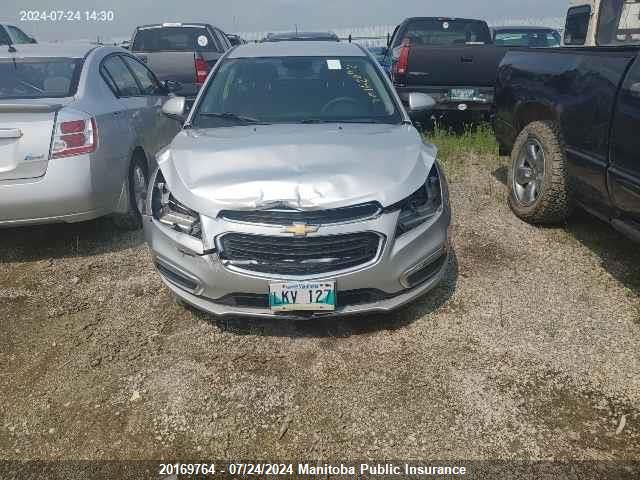 2015 Chevrolet Cruze Lt Turbo VIN: 1G1PC5SB7F7241323 Lot: 20169764