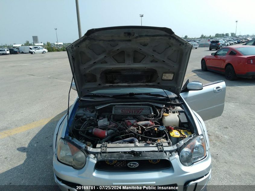 2004 Subaru Impreza Wrx VIN: JF1GD29604G502337 Lot: 20169781