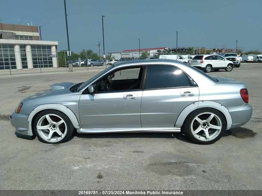 2004 Subaru Impreza Wrx VIN: JF1GD29604G502337 Lot: 20169781