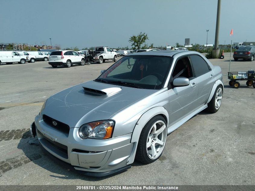 2004 Subaru Impreza Wrx VIN: JF1GD29604G502337 Lot: 20169781