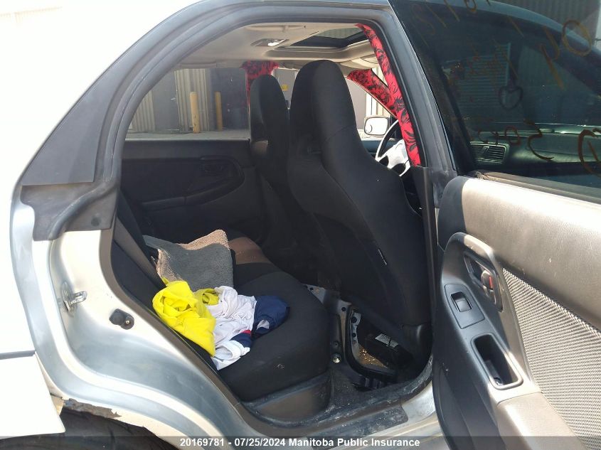 2004 Subaru Impreza Wrx VIN: JF1GD29604G502337 Lot: 20169781